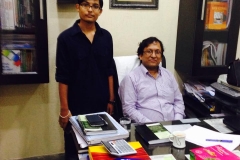 Hritik Gupta with CA Jatin Bansal Sir