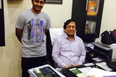 Sudhish with CA Jatin Bansal Sir