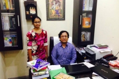 Monika Prajapati with CA Jatin Bansal Sir