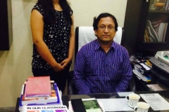 Ankita Gupta with Jatin Bansal Sir