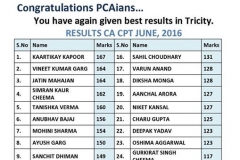 Result CA CPT June 2016